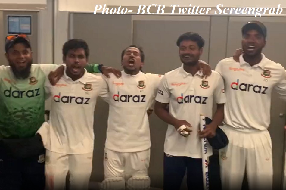 न्यूजीलैंड में इतिहास रचने के बाद जमकर मनाया गया बांग्लादेशी ड्रेसिंग रूम में जश्न- देखें VIDEO