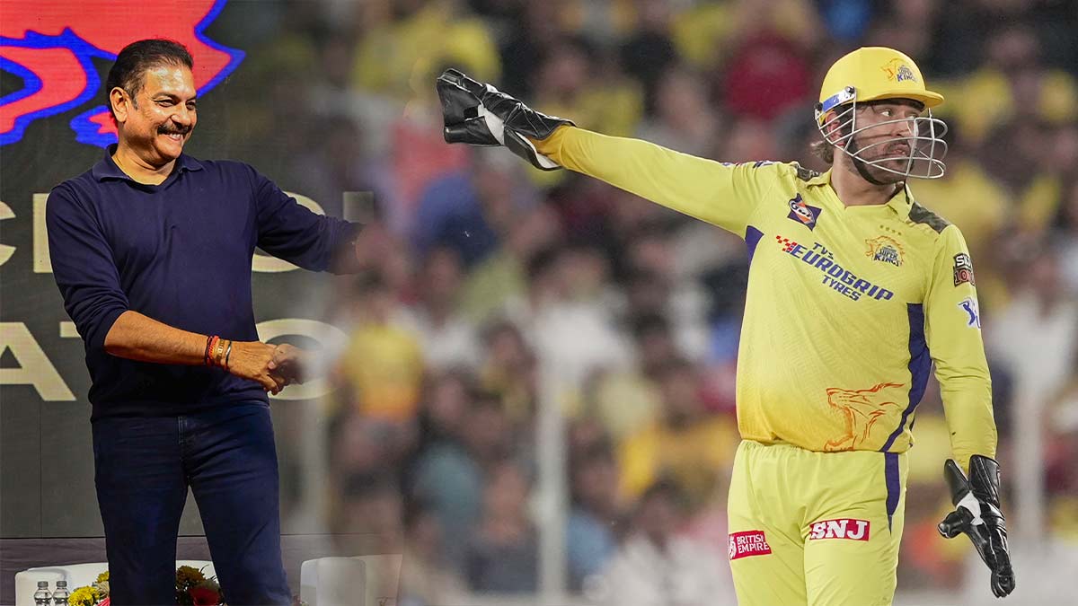 'आईपीएल में धोनी की विरासत को कोई छू भी नहीं सकता', रवि शास्त्री ने की CSK के कप्तान की महानता की तारीफ