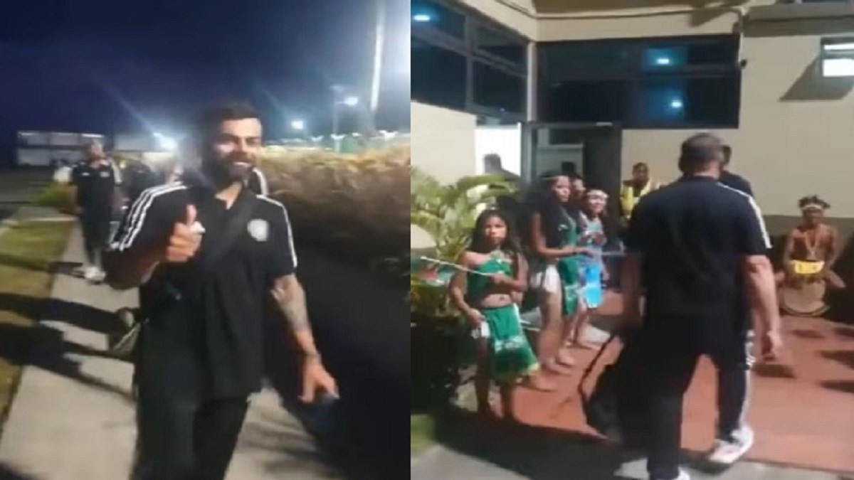 India vs West Indies Test series: टेस्ट से पहले टीम इंडिया का डोमिनिका में हुआ पारंपरिक स्वागत, देखें Video