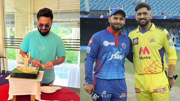 Rishabh Pant celebrates MS Dhoni birthday