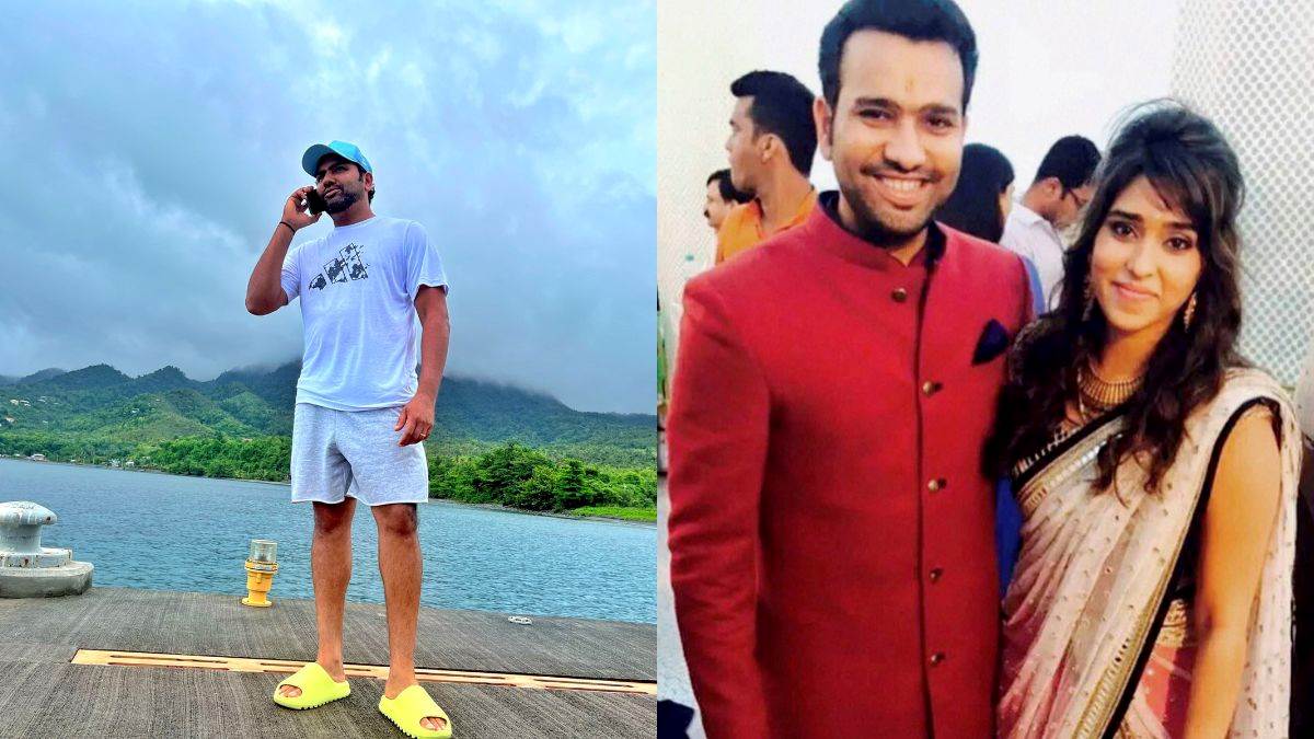 रोहित शर्मा ने फोटो पर लिखा अनोखा कैप्शन, पत्नी रितिका ने किया बुरी तरह ट्रोल