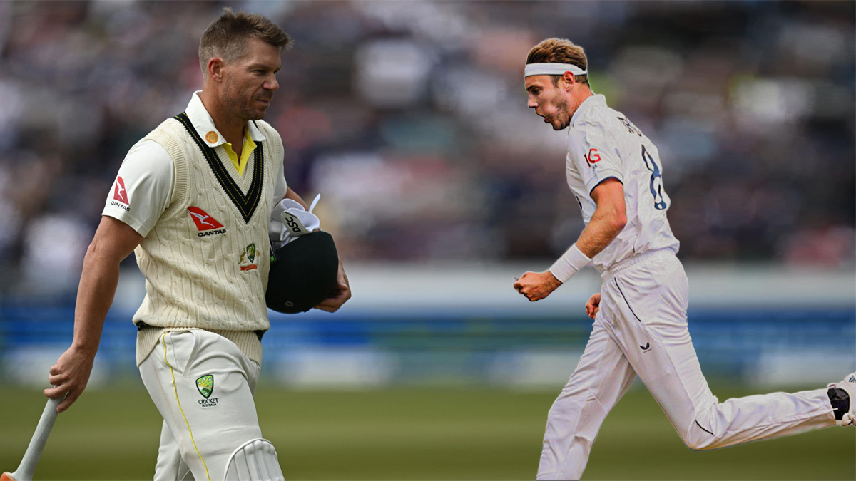 ब्रॉड, बॉल और वार्नर, एक बार फिर हुआ तीनों का मेल और 16वीं बार हुआ फिर वही खेल- VIDEO