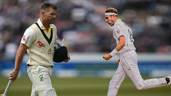 Stuart Broad Gets David Warner for the 16th time