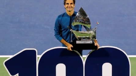 दुबई टेनिस चैम्पियनशिप जीतते ही फेडरर ने रचा इतिहास, पूरे किए 100 खिताब