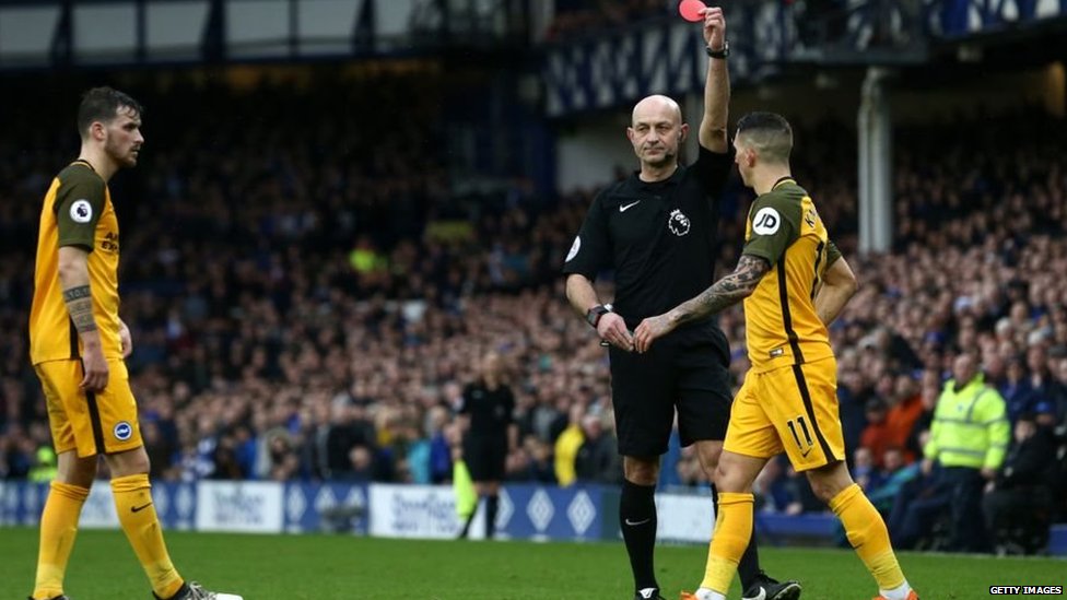 सीधे रेड कार्ड के फ़ैसलों पर वीएआर का इस्तेमाल किया जाता है.