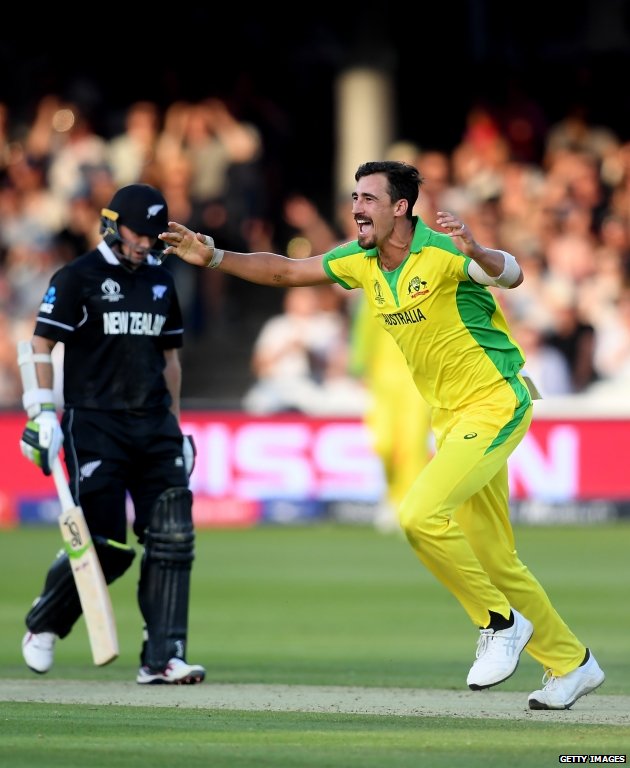 मिचेल स्टार्क के आगे पस्त हुए कीवी बल्लेबाज, ऑस्ट्रेलिया ने 86 रनों से हराया